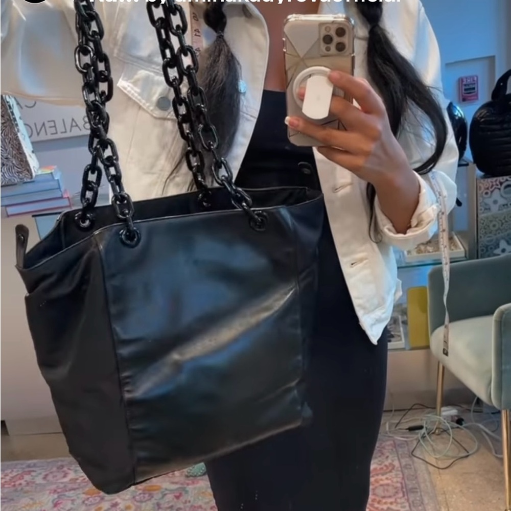 Prada Tessuto leather handbag